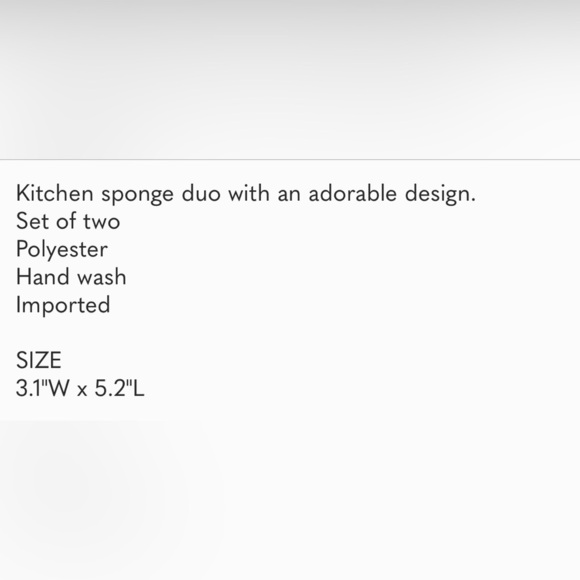 Anthropologie ‘Rare Birds’ Sponges 5 Sets of 2 NWT - Picture 2 of 8